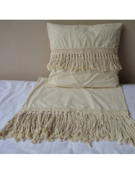Pie de Cama - CALI - Macrame + Funda
