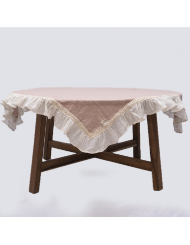 Centro de Mesa - Gasa, Volados y Puntillas - 1x1