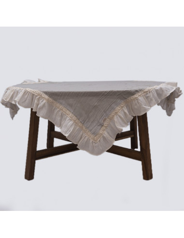 Centro de Mesa - Gasa, Volados y Puntillas - 1x1
