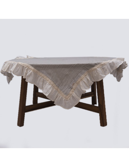 Centro de Mesa - Gasa, Volados y Puntillas - 1x1