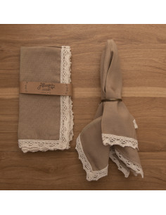 Servilletas Puntilla Media - Pack x 4 2