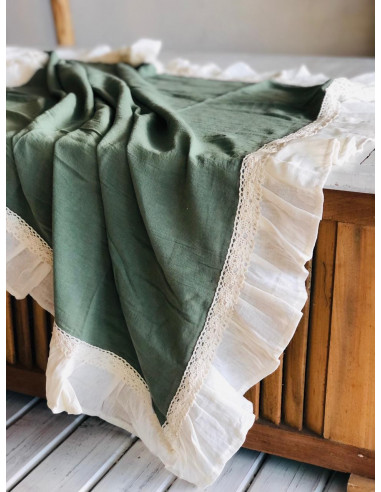 Centro de Mesa - Gasa, Volados y Puntillas - 1x1