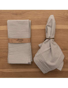 Servilletas Tusor Liso XL- Pack x 4