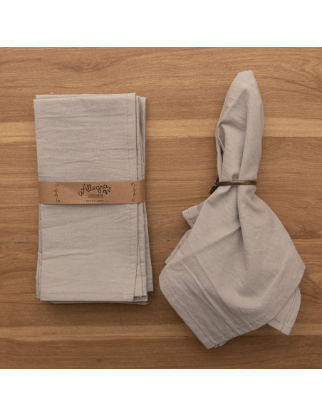 Servilletas Tusor Liso XL- Pack x 4