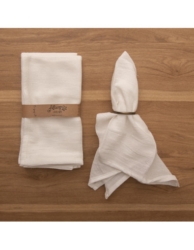 Servilletas Tusor Liso XL- Pack x 4