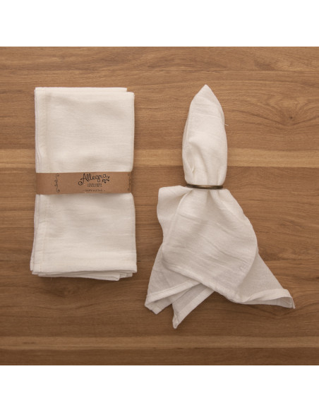 Servilletas Tusor Liso XL- Pack x 4