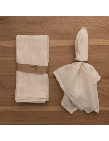 Servilletas Tusor Liso XL- Pack x 4