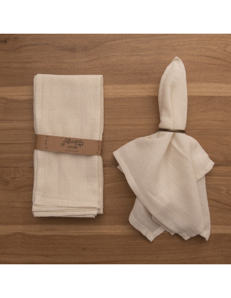 Servilletas Tusor Liso XL- Pack x 4