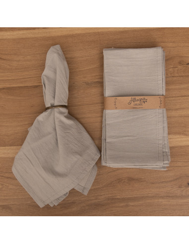 Servilletas Tusor Liso XL- Pack x 4