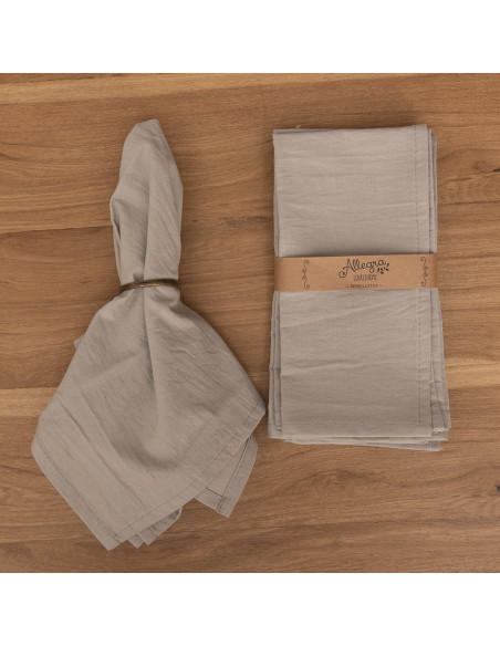 Servilletas Tusor Liso XL- Pack x 4