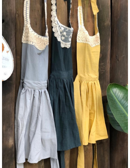 Set Lovely Chef Premium: Delantal Guipiur + Repasador