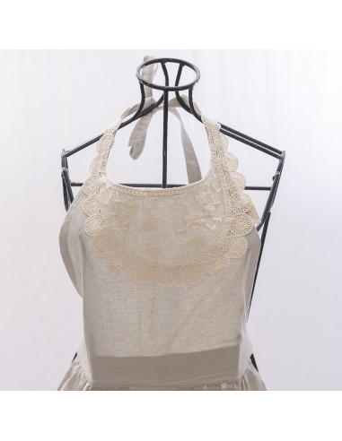 Set Lovely Chef Premium: Delantal Guipiur + Repasador