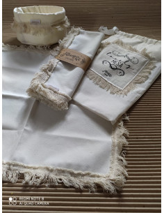 Set Lovely Mesa Premium - Rabat Chic Natural