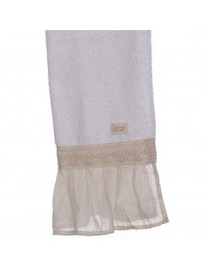 Set Toallón + Toalla Volados CROCHET 2