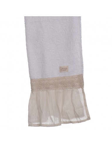 Set Toallón + Toalla Volados CROCHET