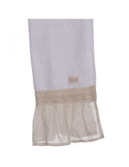 Set Toallón + Toalla Volados CROCHET