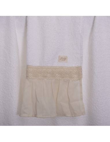 Set Toallón + Toalla Volados CROCHET
