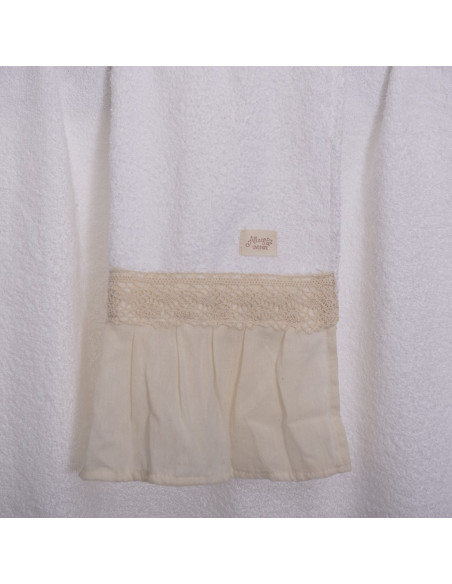 Set Toallón + Toalla Volados CROCHET