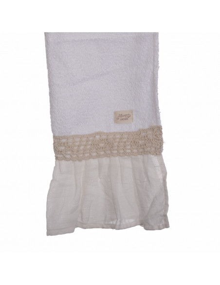 Set Toallón + Toalla Volados CROCHET