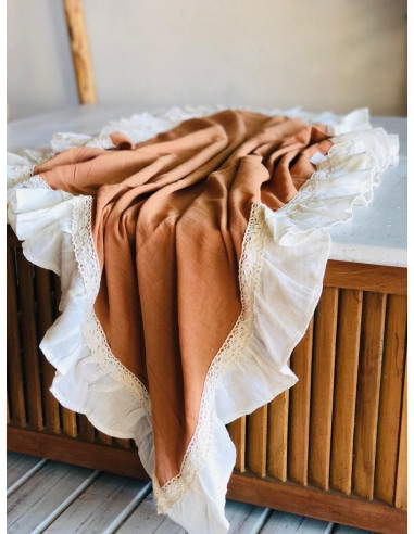 Centro de Mesa - Gasa, Volados y Puntillas - 1x1