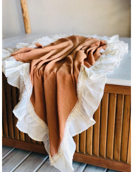 Centro de Mesa - Gasa, Volados y Puntillas - 1x1