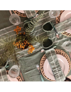 Plato de Sitio hoja de Palma