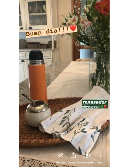 Pack de Repasadores Estampados Puntillas y Volados x2