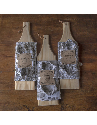 Set Picada Clásica: Tabla + Camino + Panera +  2 Pinches