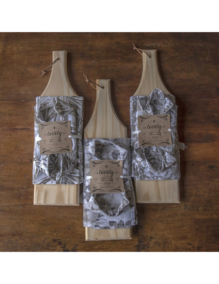 Set Picada Clásica: Tabla + Camino + Panera +  2 Pinches