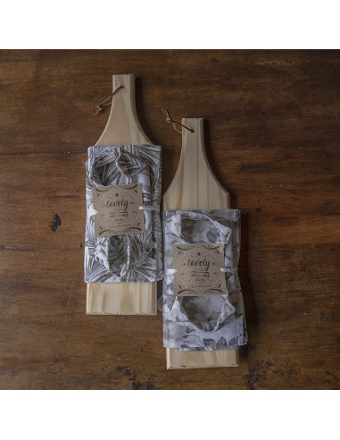 Set Picada Clásica: Tabla + Camino + Panera +  2 Pinches