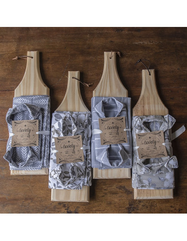 Set Picada Clásica: Tabla + Camino + Panera +  2 Pinches