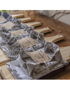 Set Picada Clásica: Tabla + Camino + Panera +  2 Pinches 2