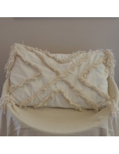 Combo Almohadones  - RABAT Rombos - Lienzo Natural x2 2