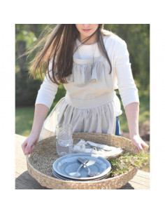 Set Lovely Chef Premium: Delantal Jazmín+ Repasador