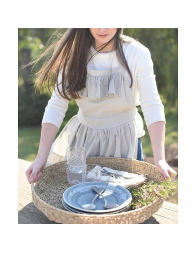Set Lovely Chef Premium: Delantal Jazmín+ Repasador