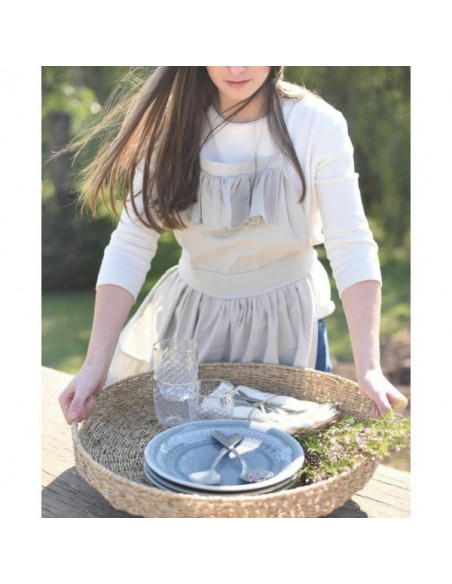 Set Lovely Chef Premium: Delantal Jazmín+ Repasador