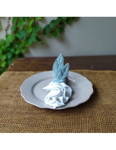 Allegra Rings -Servilleteros en hojas - Pack x 4