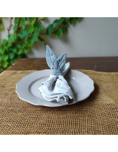 Allegra Rings -Servilleteros en hojas - Pack x 4