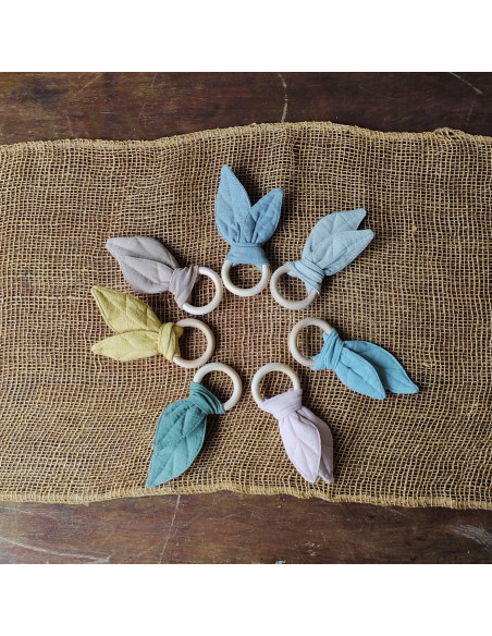 Allegra Rings -Servilleteros en hojas - Pack x 4