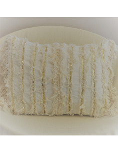 Combo Almohadones  - RABAT GOLD Lienzo Natural x2