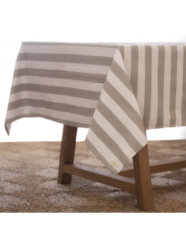 Mantel Rayas Grey