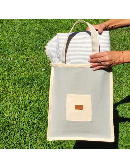 Bolso + Mat de Playa / Picnic Xl