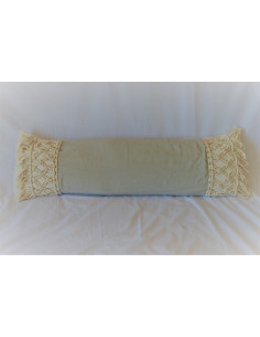 Almohadones - BERNA XL - Tusor y Macramé 2