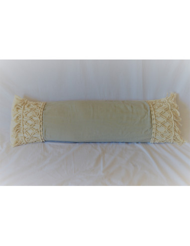 Almohadones - BERNA XL - Tusor y Macramé