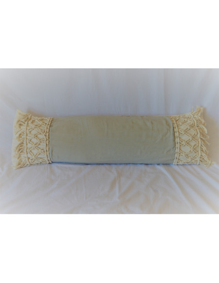 Almohadones - BERNA XL - Tusor y Macramé