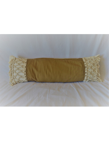 Almohadones - BERNA XL - Tusor y Macramé