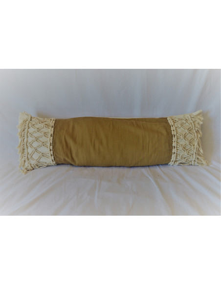 Almohadones - BERNA XL - Tusor y Macramé