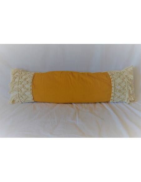 Almohadones - BERNA XL - Tusor y Macramé