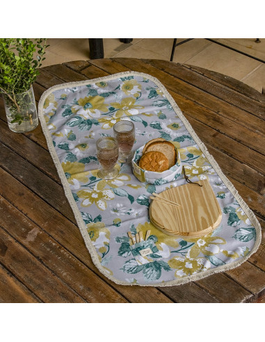 Set de Picada Gota & Flecos: Panera + Tabla + 2 Pinches