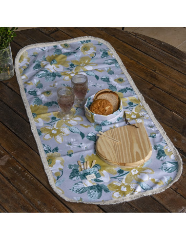 Set de Picada Gota & Flecos: Panera + Tabla + 2 Pinches